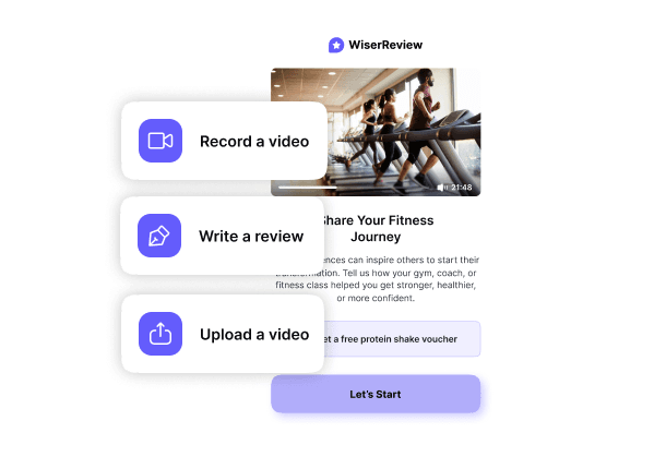 Collect member reviews
