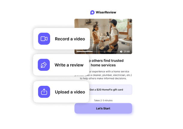 Collect client reviews