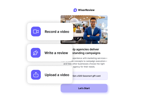 Collect client reviews