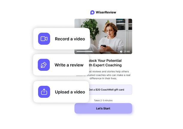 Collect testimonials