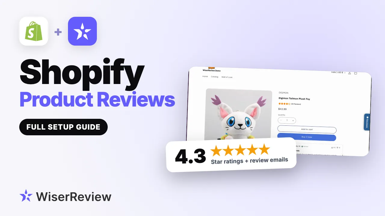How to Add Product Reviews to Shopify | WiserReview Setup Tutorial