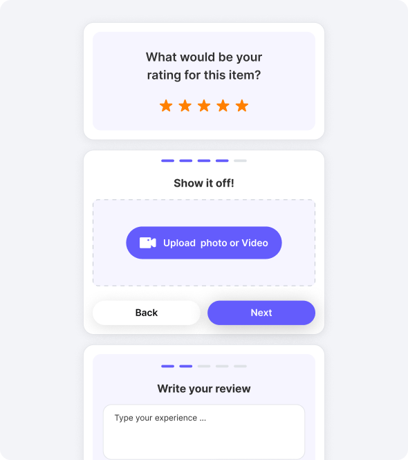 Flexible review form