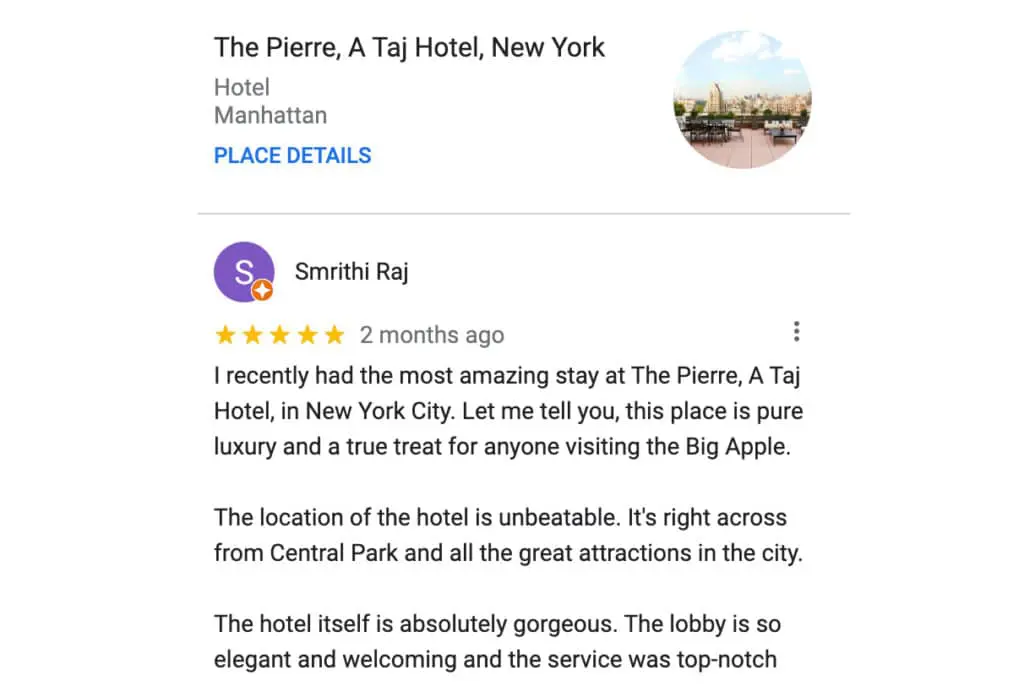 Hotel Review