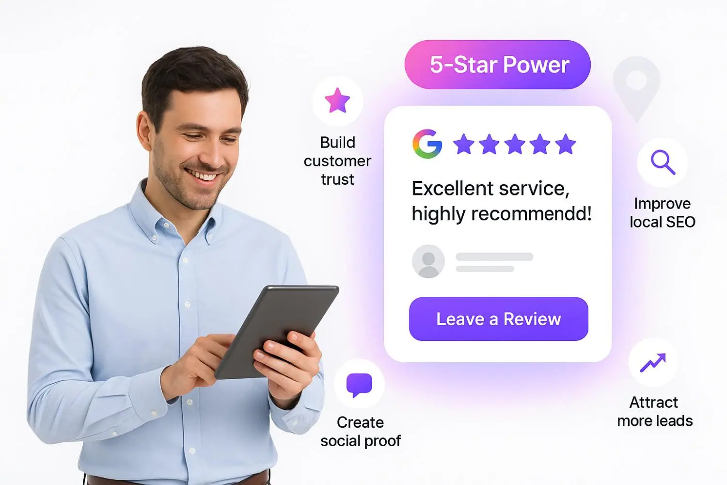 Why 5-star Google Reviews matter for your business