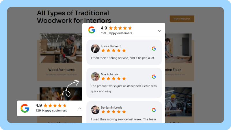 Google review badge