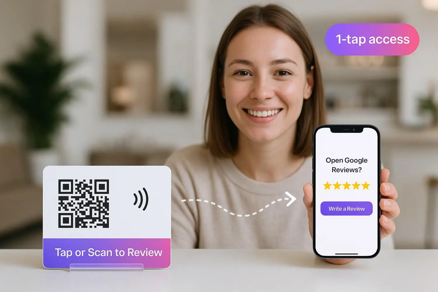 What is the Google review card?