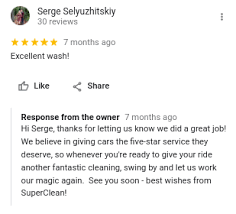 Short review for a car wash