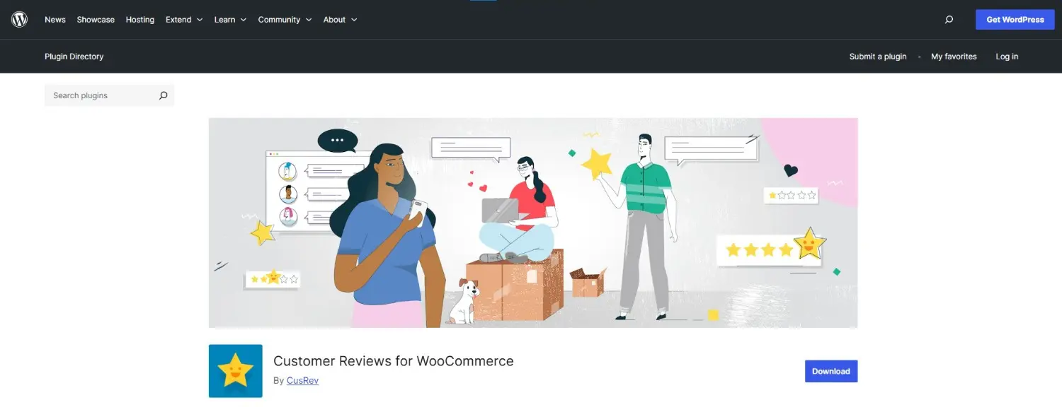 CusRev - Customer Reviews for WooCommerce