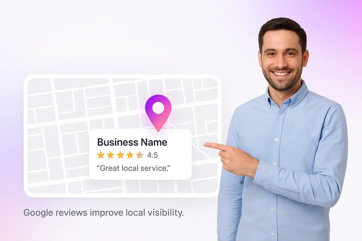 Helps you show up in local searches