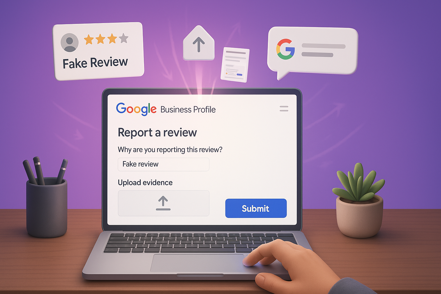 how to remove fake google reviews