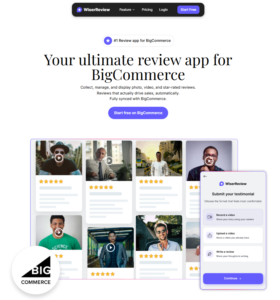 bigcommerce review app