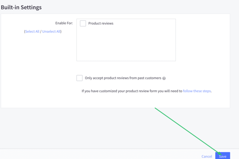 How to enable or disable BigCommerce reviews 