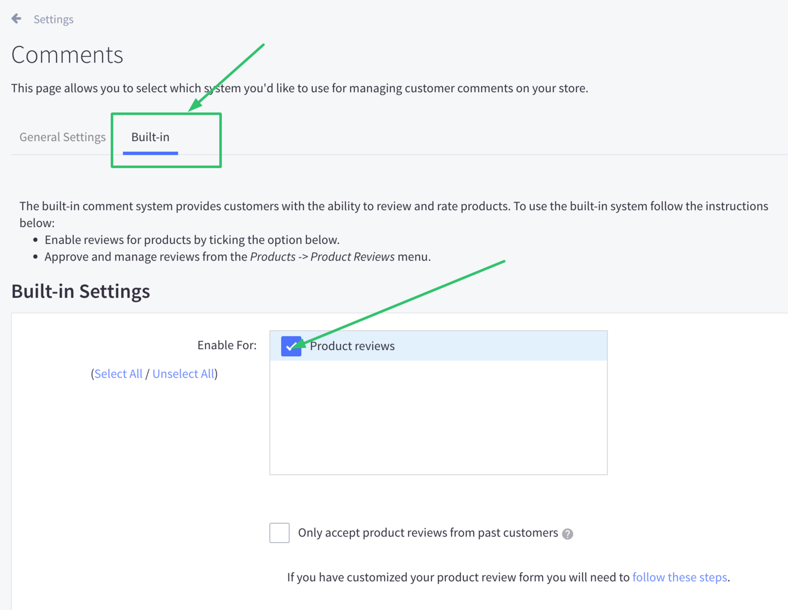 How to Turn Off Product Reviews in BigCommerce 