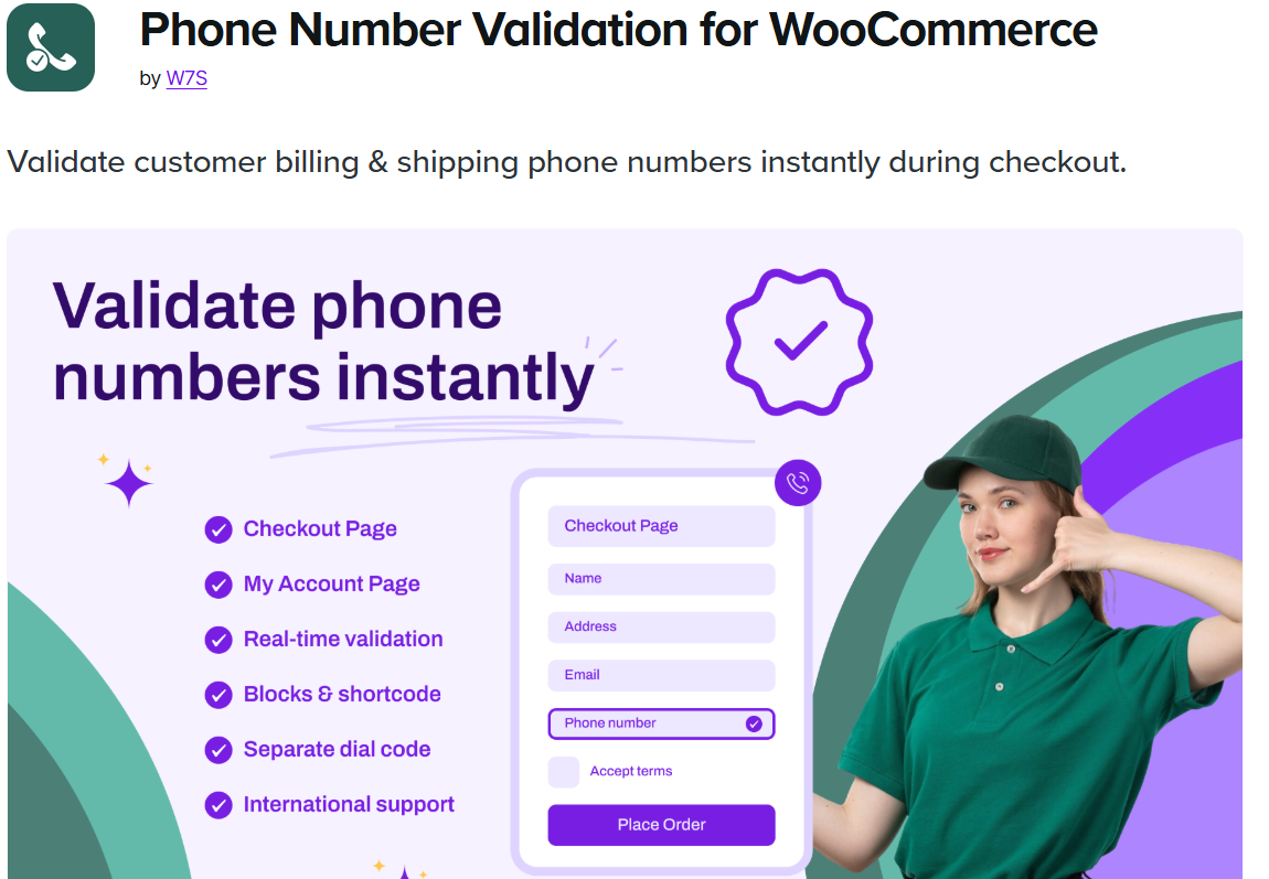 Phone Number Validation for WooCommerce 