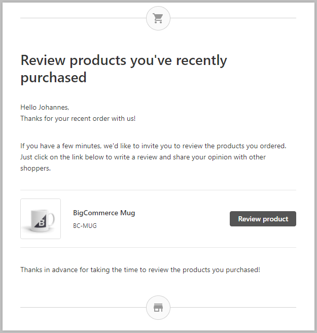 Built-in review system 
