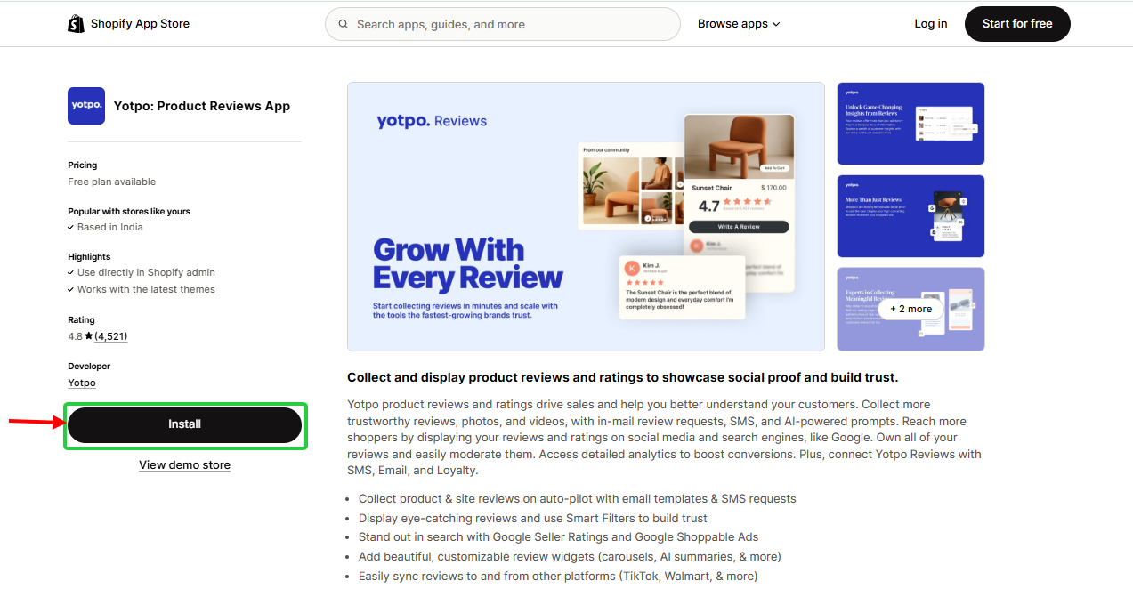 Yotpo Plugin for Shopify 