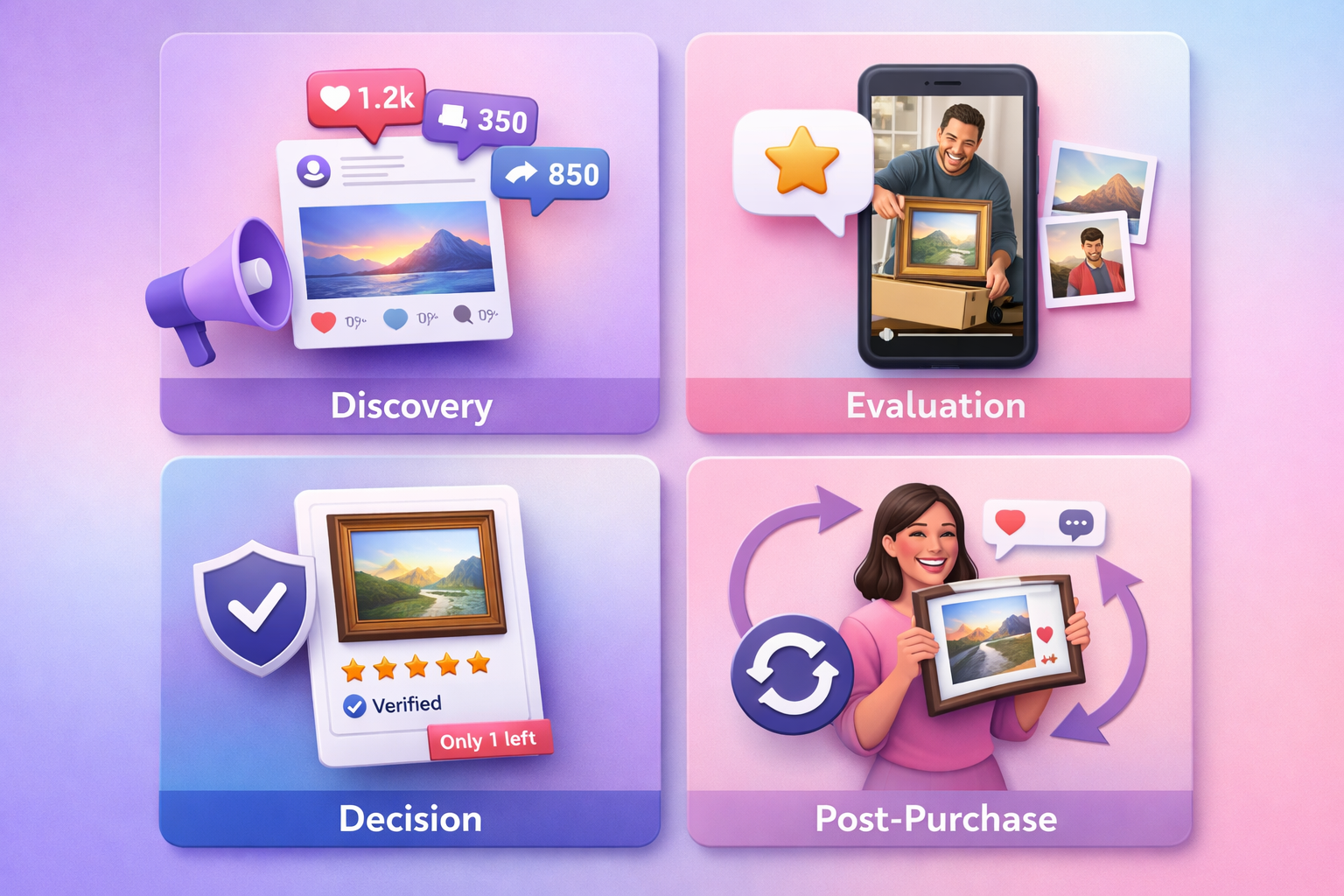 Using social proof across the buyer journey