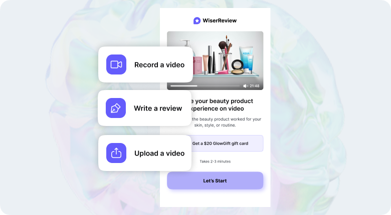 Collect reviews on WiserReview 