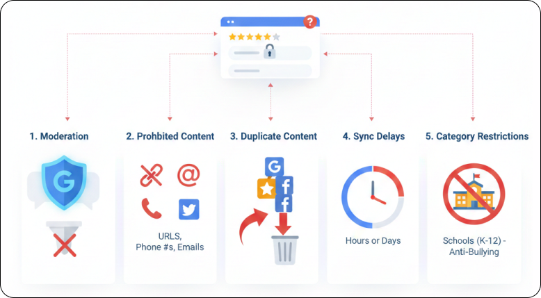 Reasons a Google Review May Not Appear