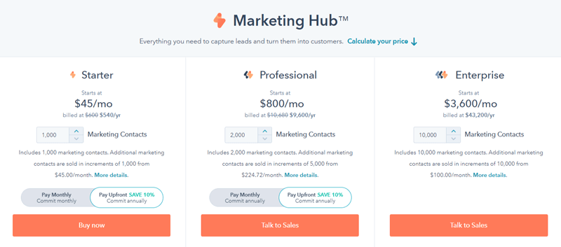 HubSpot Customer Feedback pricing 