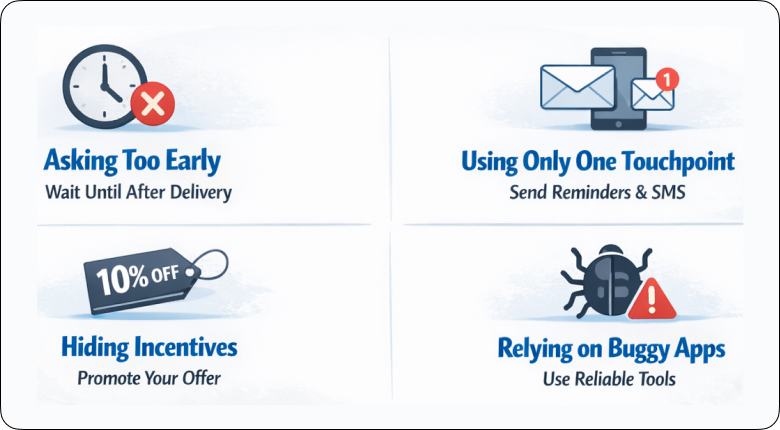 Common mistakes Wix store owners make with reviews