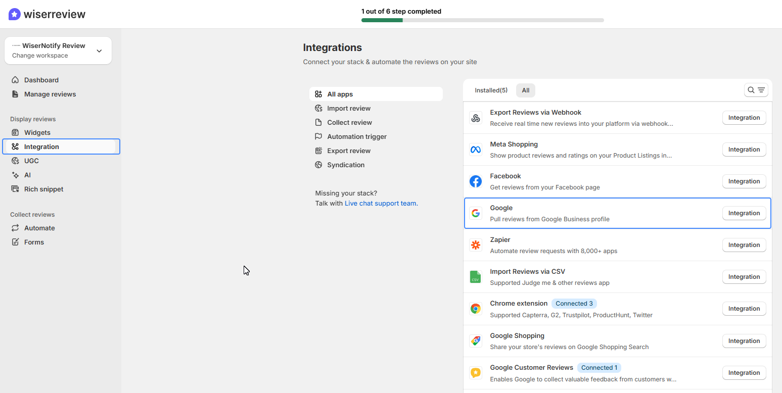 google review for social media