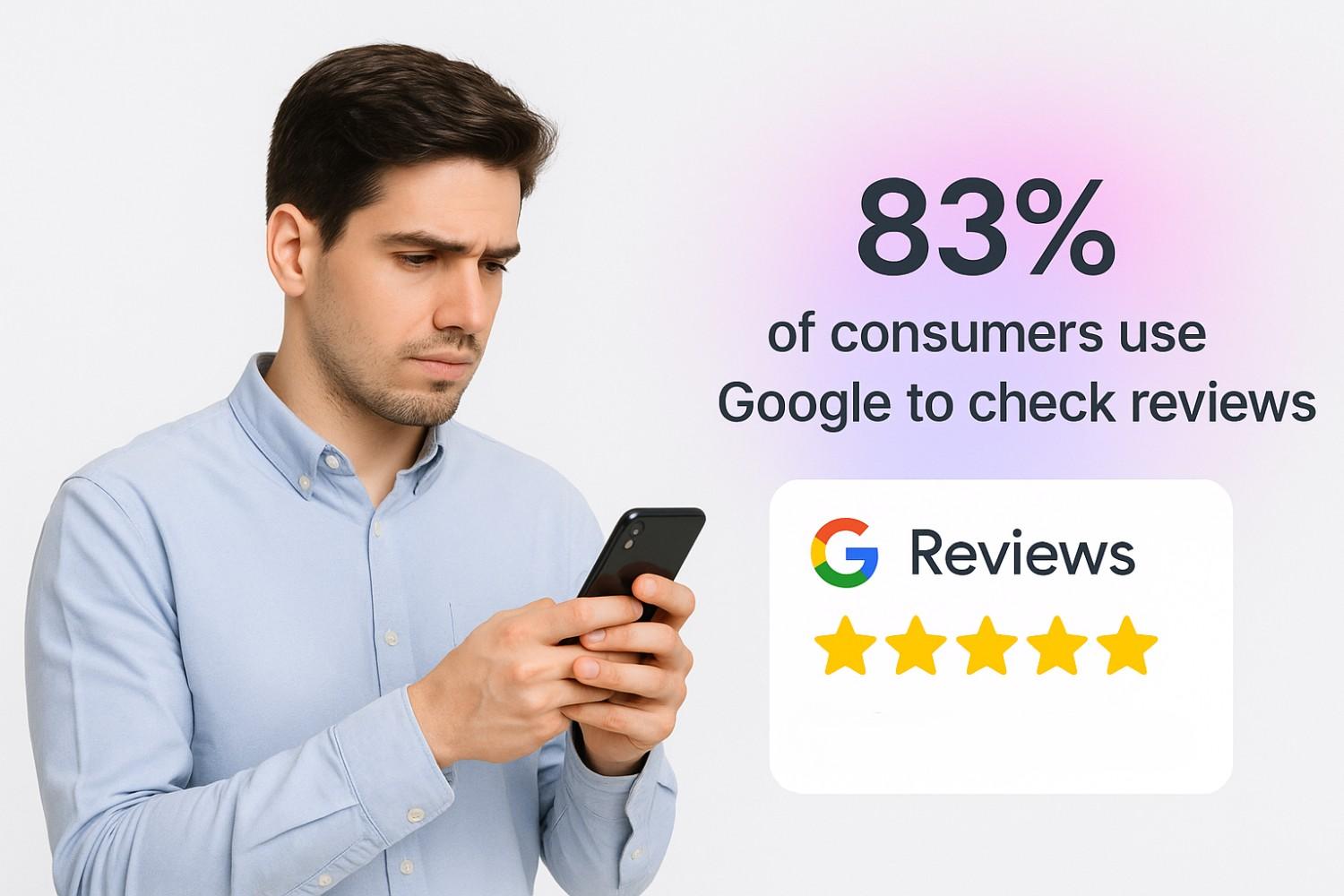 Google reviews statistics