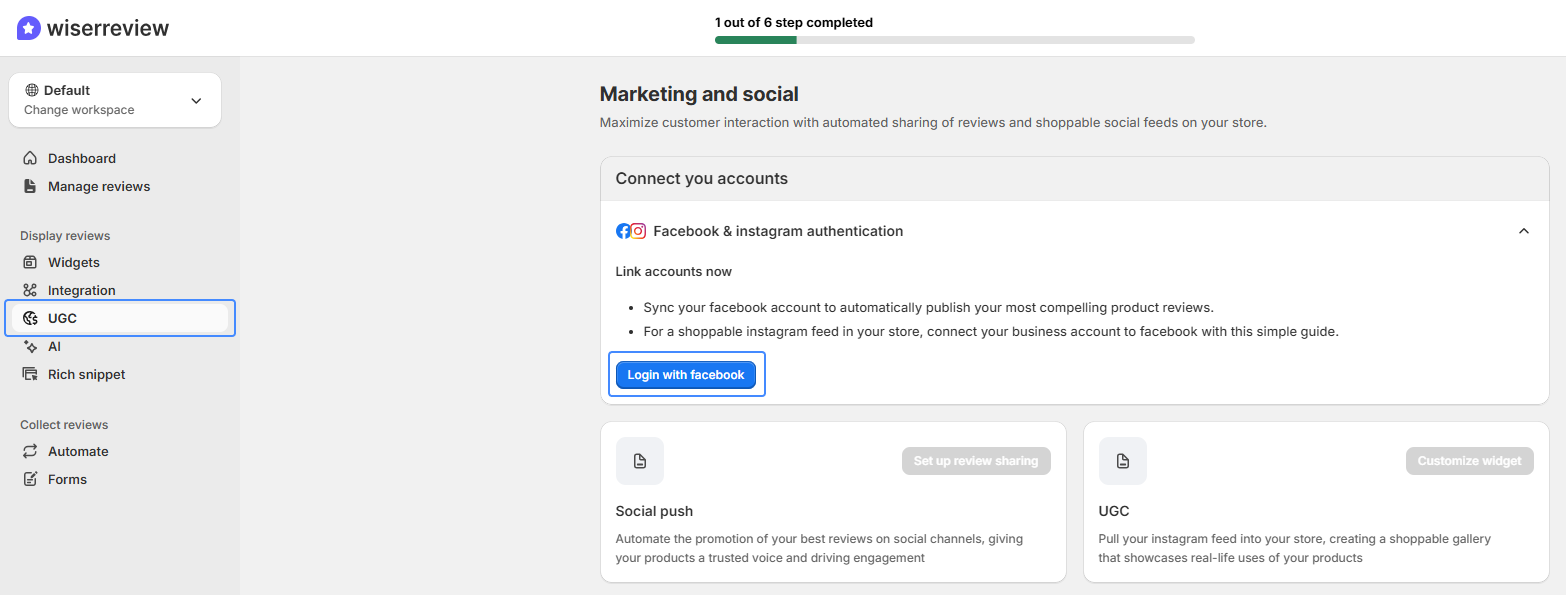 google review for social media UGC