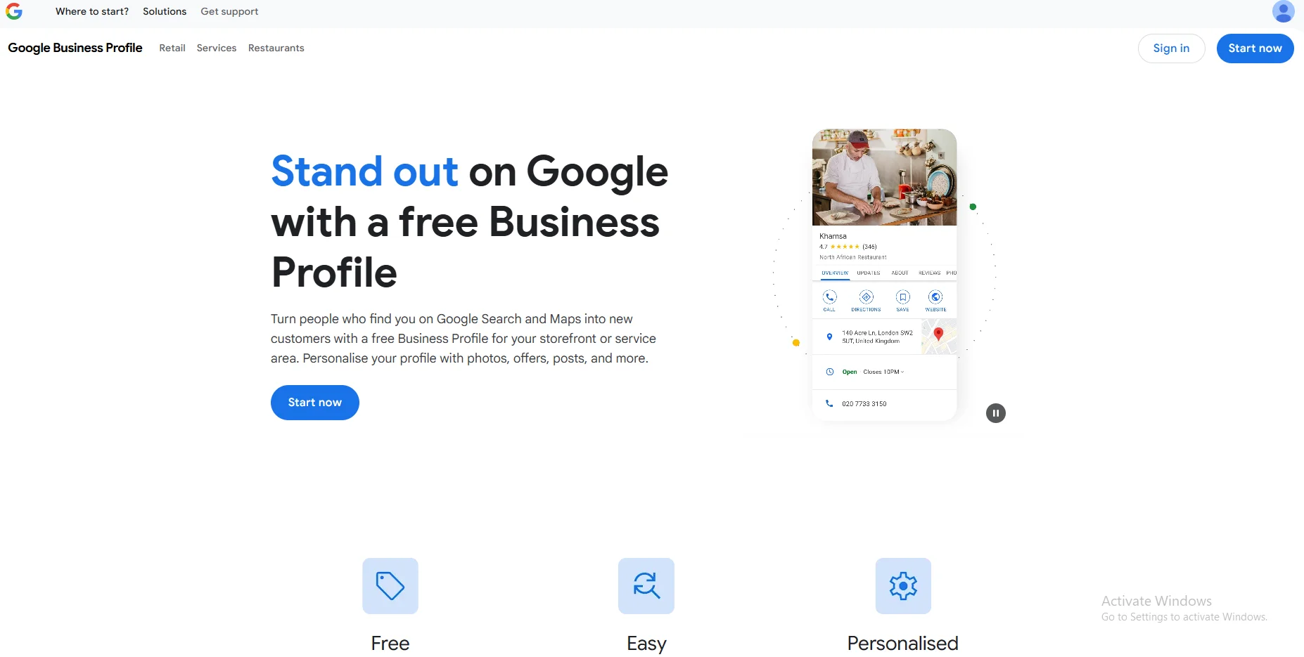 Visit Google Business Profile Manager