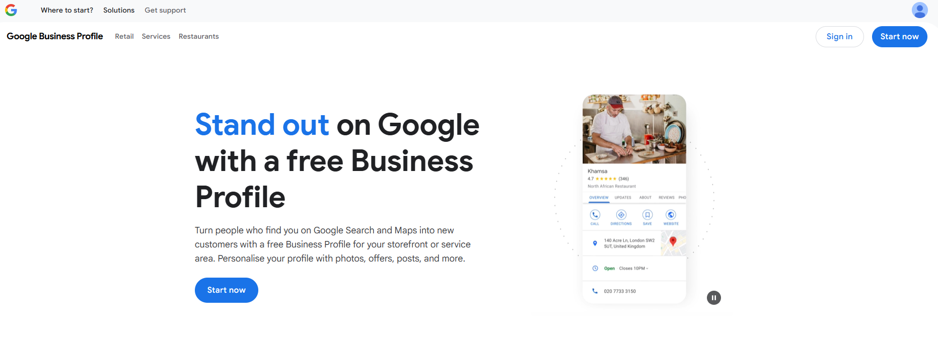 Google buisness profile