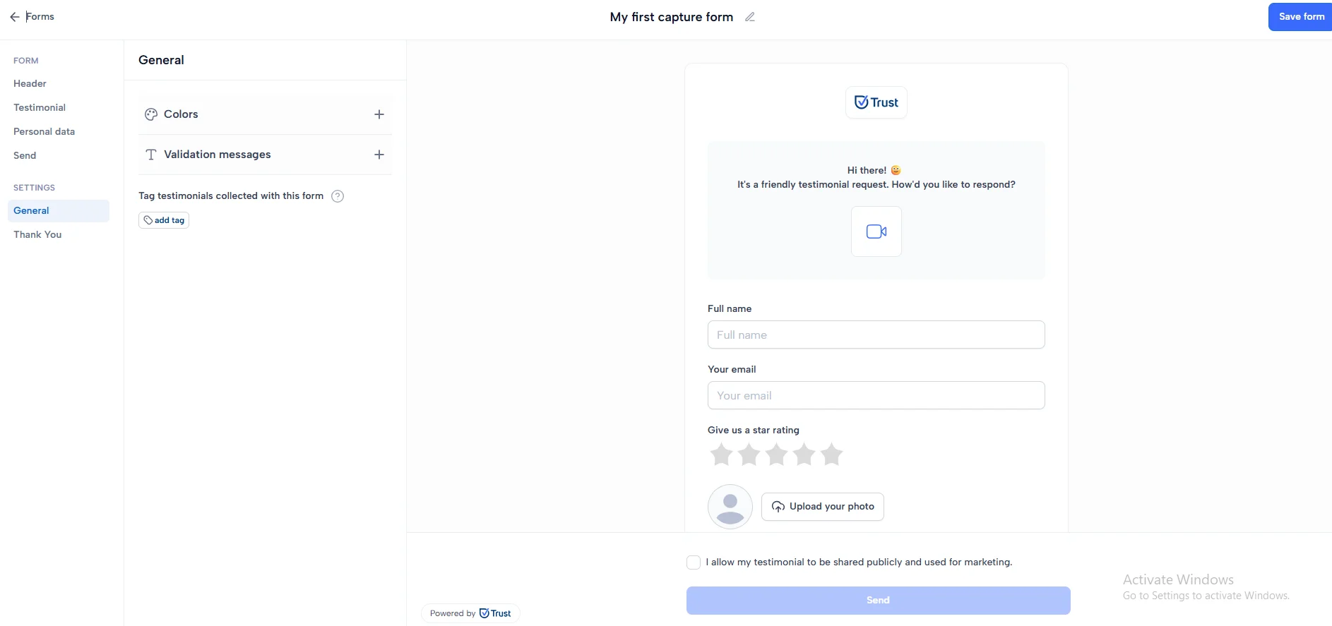 UseTrust Testimonial Collection