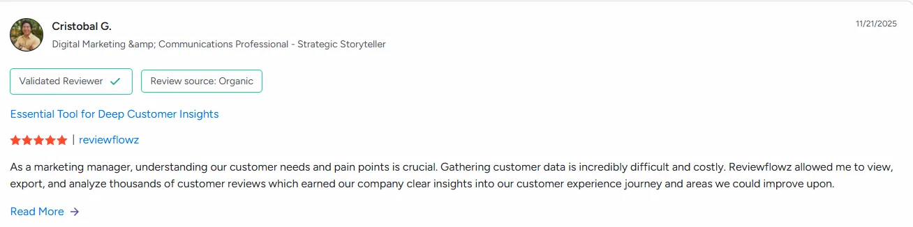 ReviewFlowz User Reviews