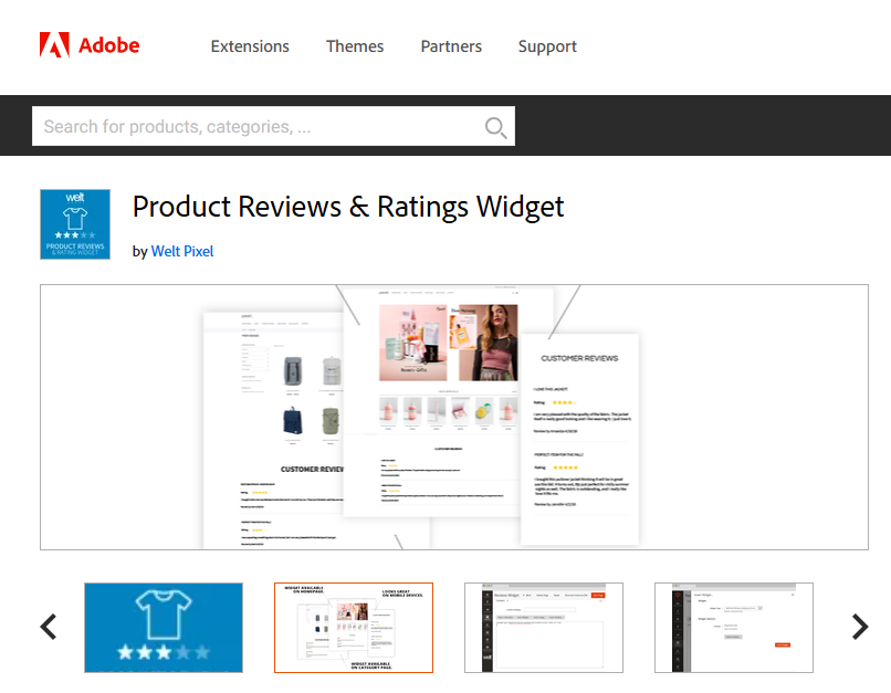 Product Reviews & Ratings Widget