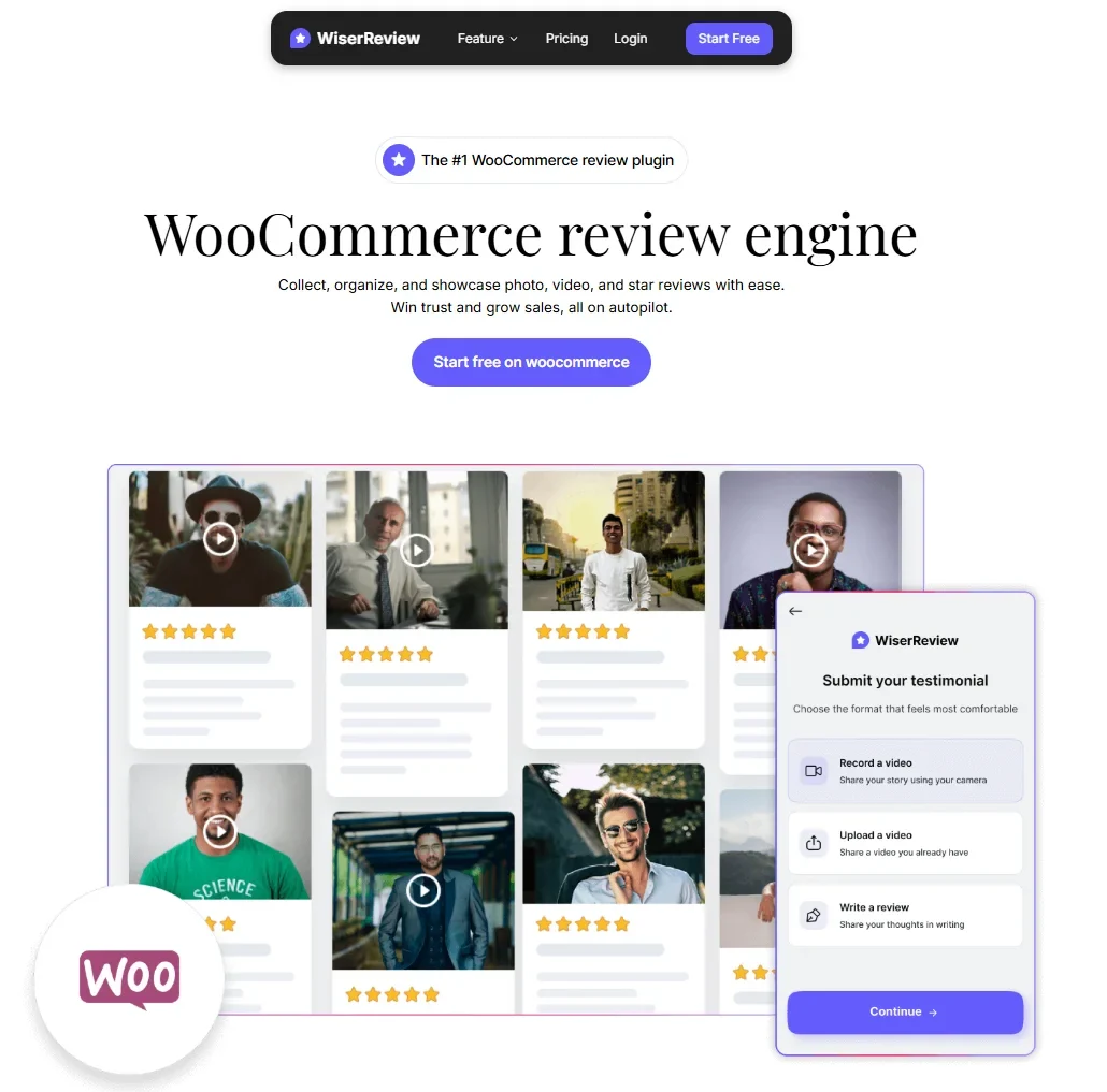 WiserReview woocommerce