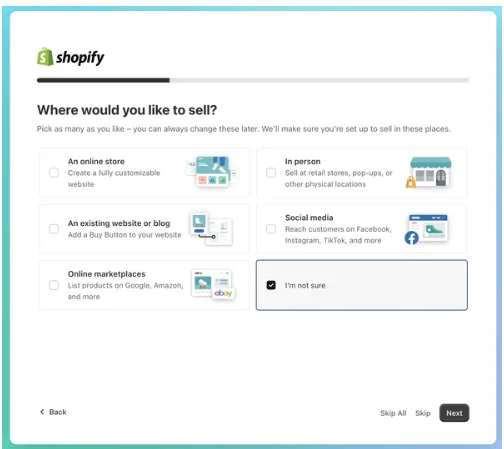 Setting Up Shopify