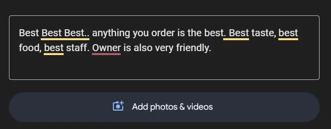 Use the "Add Photos" Feature