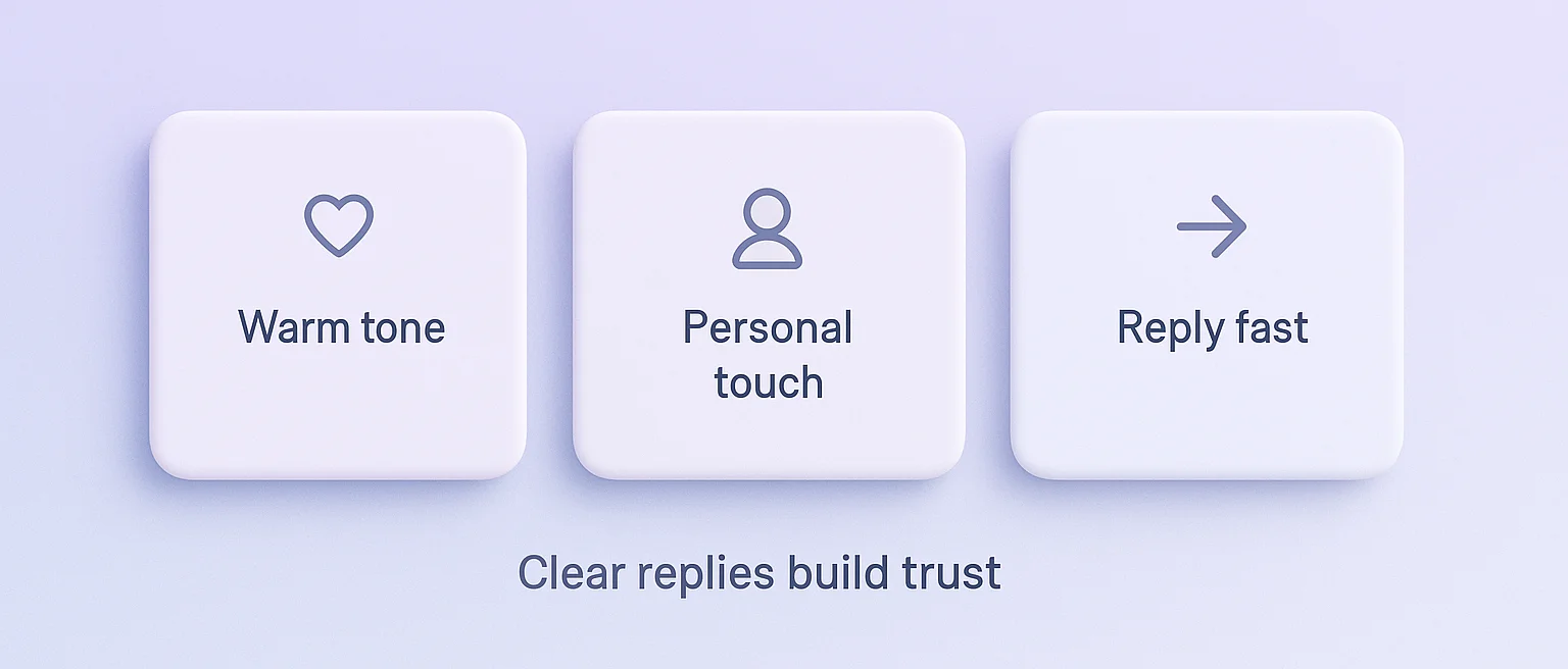 Principles of professional review responses