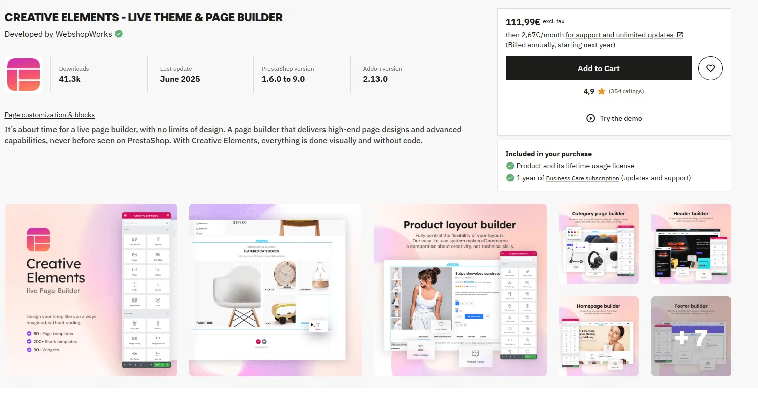 Creative Elements - live Theme & Page Builder