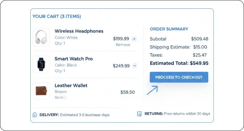 Reduce Friction in the Cart
