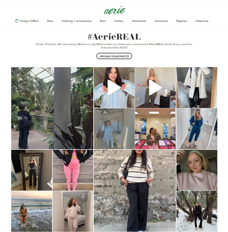 User-Generated Photos – Aerie