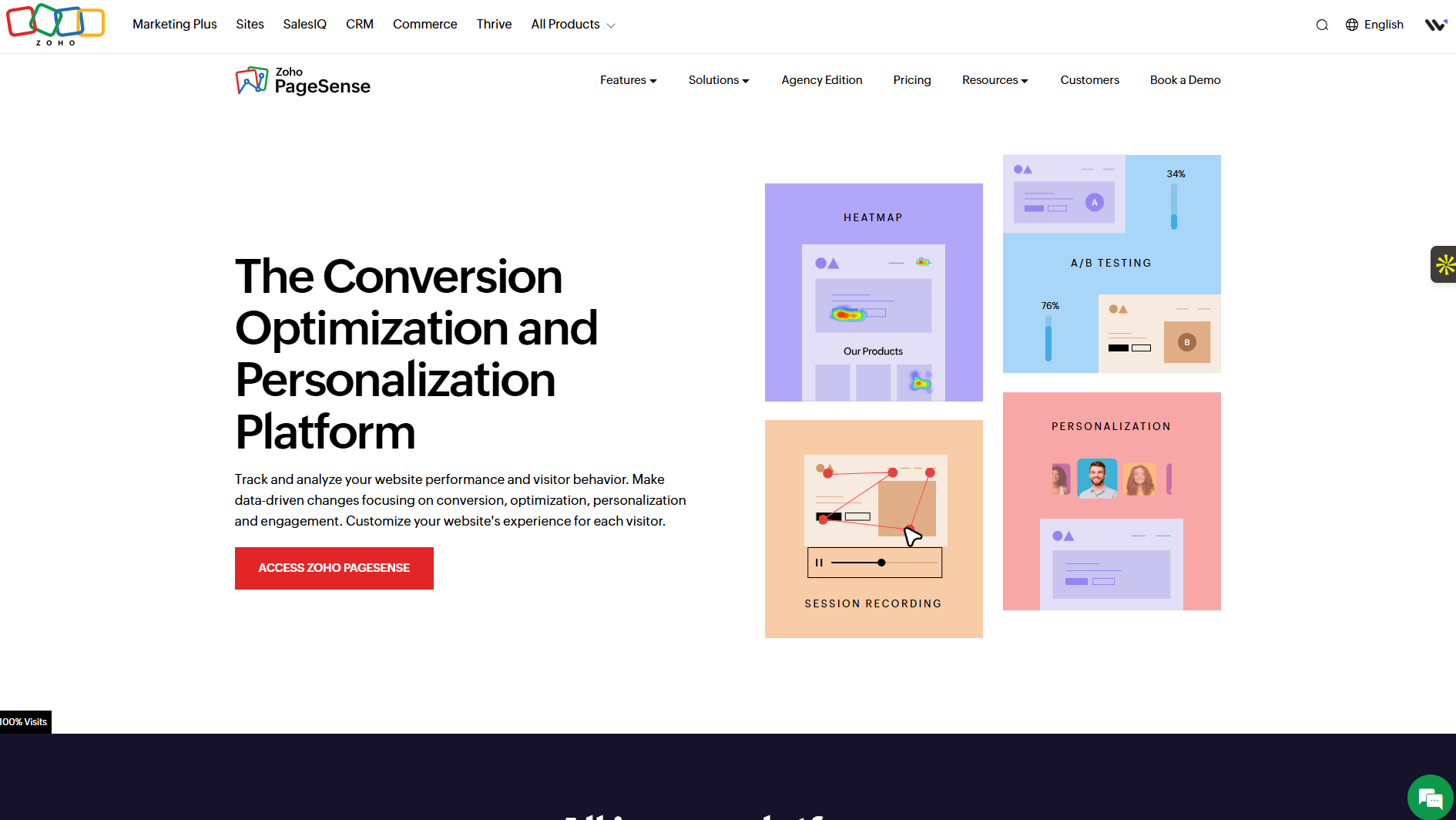 Zoho PageSense